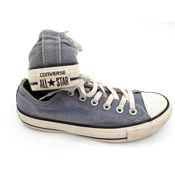 Converse Chuck Taylor All Star Low Top Canvas Shoes Womens 7 Star Stripe Lining - Picture 10 of 14